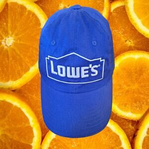 Lowe's Blue Hook and‎ Loop Adjustable Hat